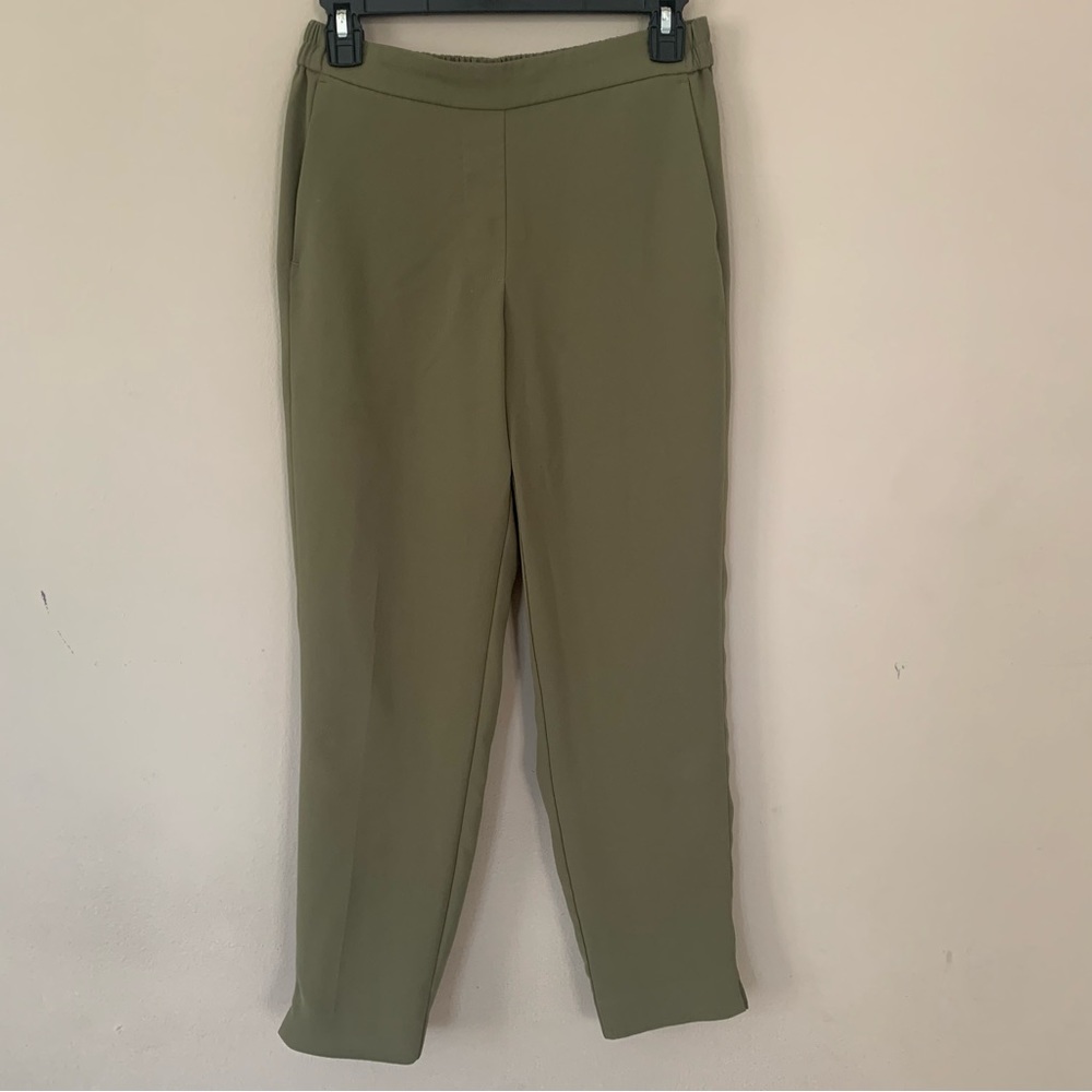 TWO J.crew Jamie pants in navy, green